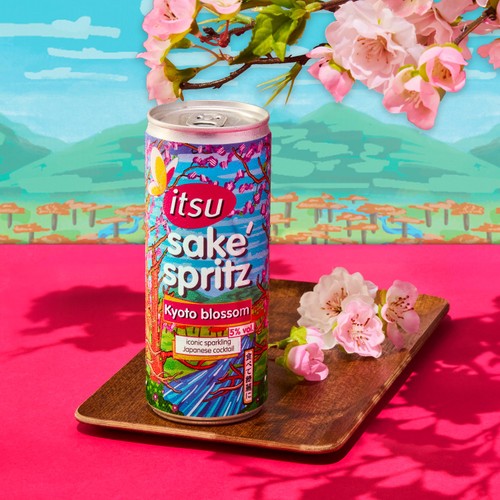 itsu Kyoto Blossom Sake Spritz