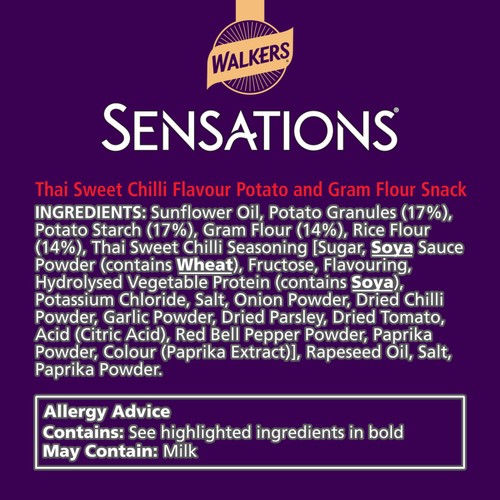 Sensations Thai Sweet Chilli Poppadoms