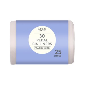 M&S 30 Fragranced Tie Handle 25L Pedal Bin Liners