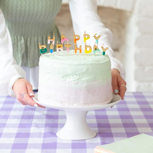 Talking Tables Rainbow Happy Birthday Candles