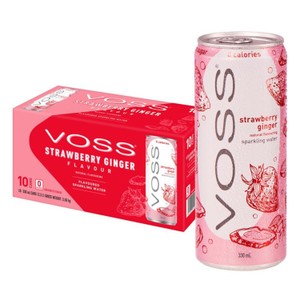 Voss Sparkling Strawberry Ginger