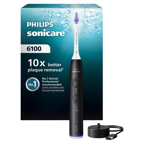 Philips Sonicare 6100 Series Black Electric Toothbrush
