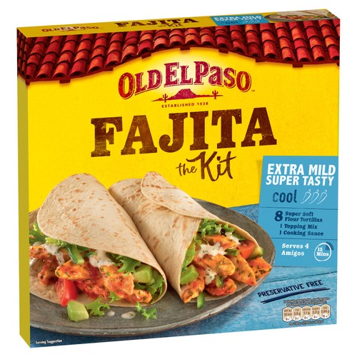 Old El Paso Mexican Extra Mild Super Tasty Fajita Kit