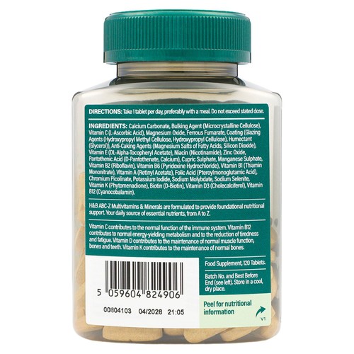 Holland & Barrett ABC to Z Multivitamins & Minerals