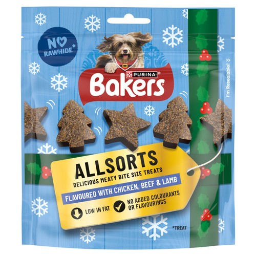 Bakers Allsorts Chicken Beef & Lamb Dog Treats