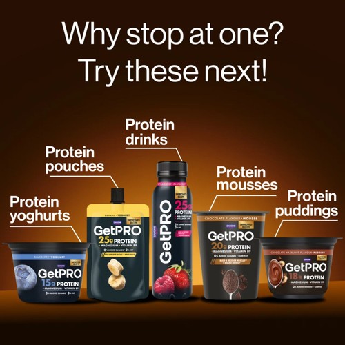 GetPro 25g High Protein Banana Yoghurt Pouch