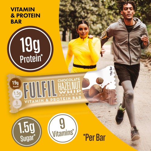 FULFIL Chocolate Hazelnut Whip Vitamin & Protein Bar