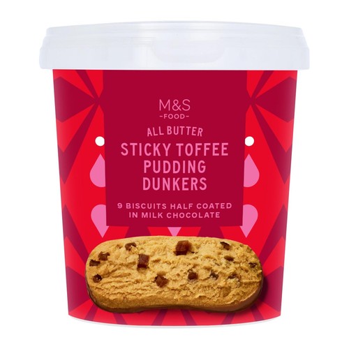 M&S 9 All Butter Sticky Toffee Pudding Dunkers