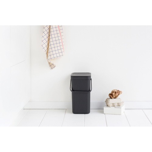 Brabantia Sort & Go Waste Bin  Grey 12L