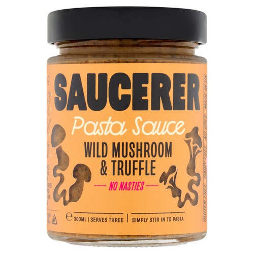Saucerer Wild Mushroom & Truffle Oil Pasta Sauce