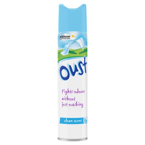 Oust Odour Eliminator Aerosol Clean Scent Air Freshener
