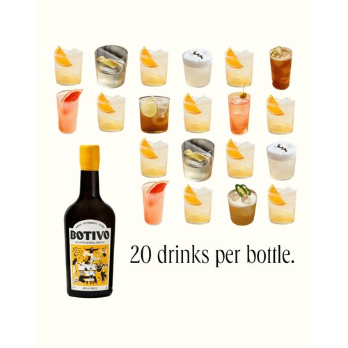 Botivo Alcohol Free Botanical Aperitivo Spirit