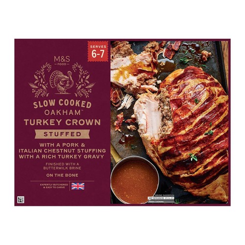 M&S Oakham Slow Cooked Turkey Crown