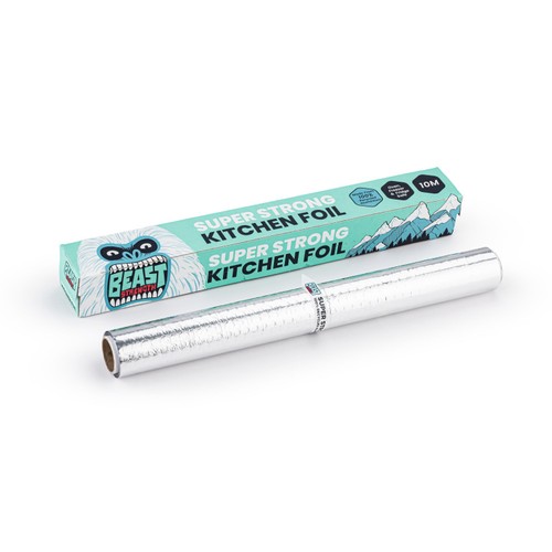 BEAST Super Strong Kitchen Foil Made From 100% Recycled Aluminium 10M