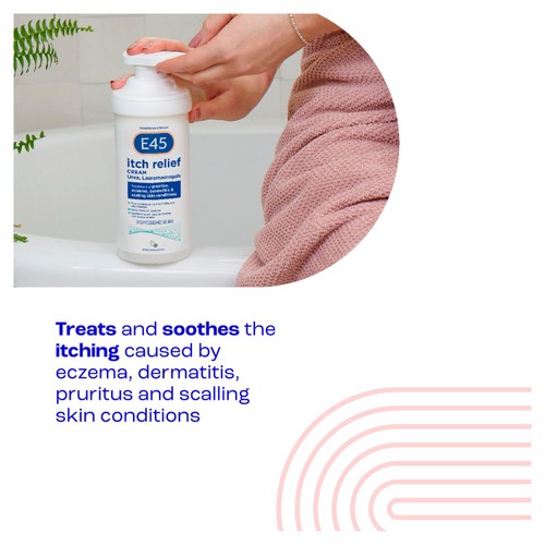 E45 Itch Relief Cream for Itchy Irritated Skin & Eczema
