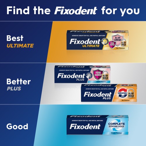 Fixodent Ultimate Denture Adhesive Flavour Free