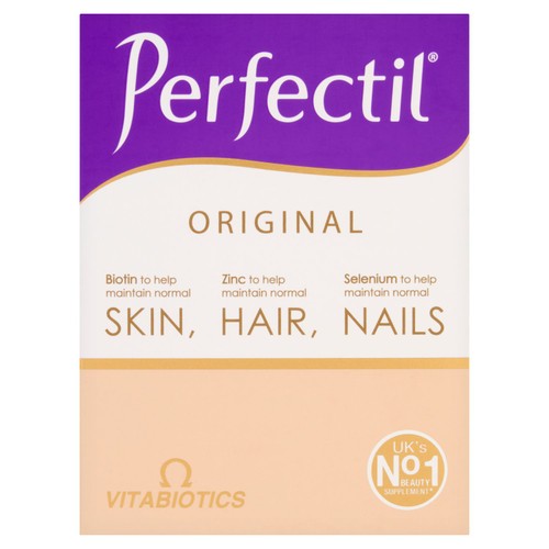 Vitabiotics Perfectil Original Triple Active Skin, Hair & Nails Capsules 