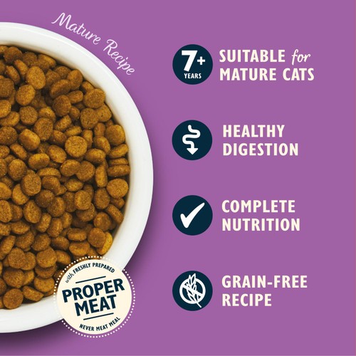 Lily's Kitchen Cat White Fish &Turkey Senior Recipe Dry Food