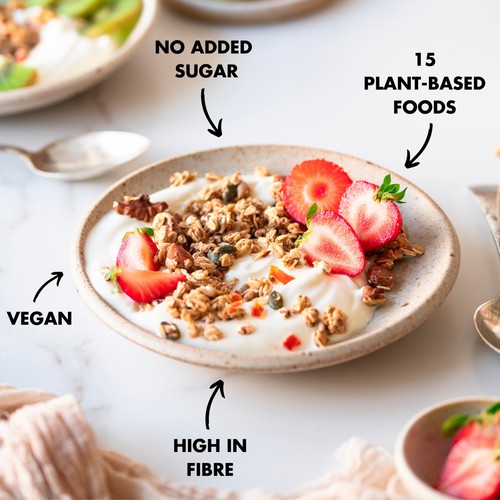 Bio&Me Granola Low Sugar, Naturally Gut-Loving Prebiotic