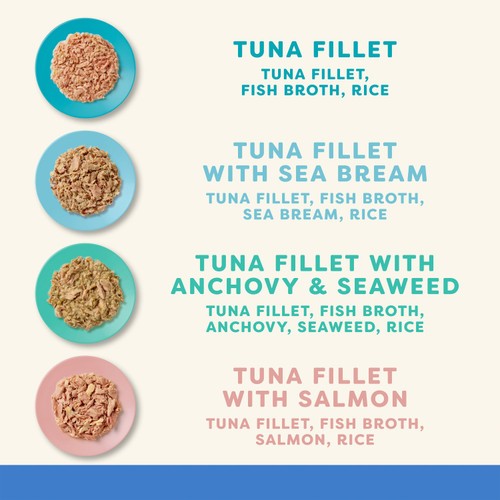 Applaws Natural Wet Cat Food Tuna Fillet Multipack Pouches in Broth