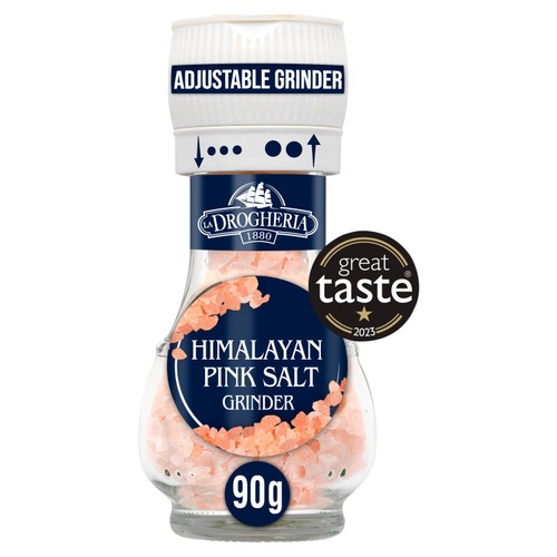 La Drogheria Pink Himalayan Salt Mill Adjustable Grinder