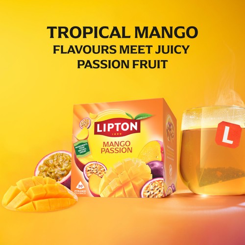 Lipton Fruit Tea Mango Passion Tea Bags
