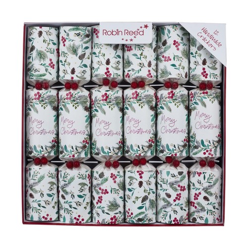Evergreen Christmas Crackers 12 pack