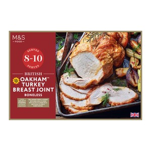 M&S British Oakham Turkey Breast Joint Boneless Frozen