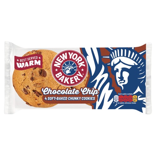 New York Bakery Chocolate Chip Cookies - Ocado
