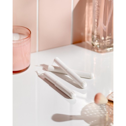 TOTM Organic Cotton Applicator Tampons Super Plus