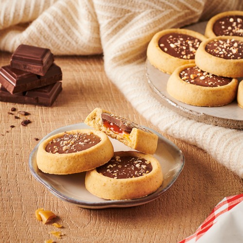 Bonne Maman Petit Choco & Caramel Tartlets Biscuits