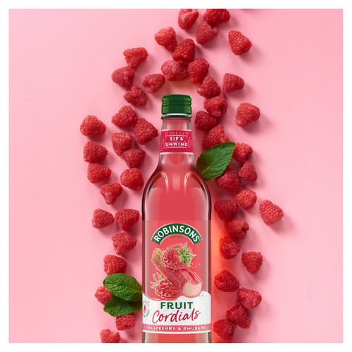 Robinsons Fruit Cordials Raspberry, Rhubarb & Orange Blossom