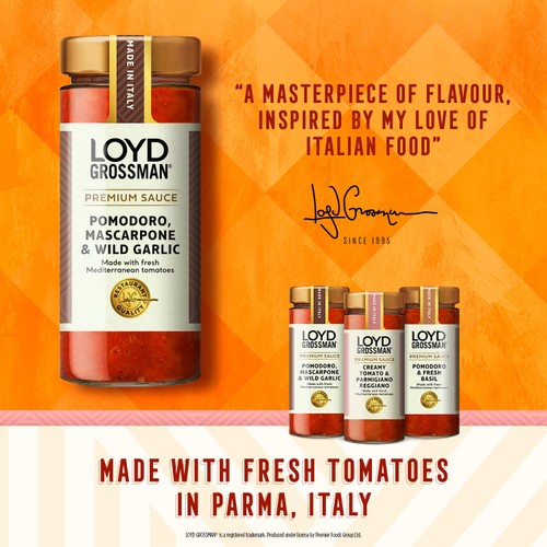 Loyd Grossman Pomodoro, Mascarpone & Wild Garlic Pasta Sauce