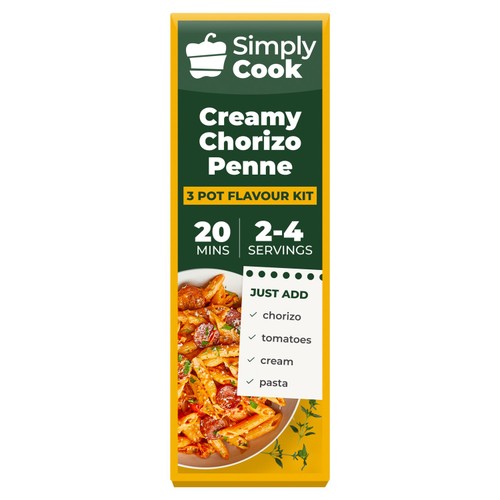 Simply Cook Creamy Chorizo Penne, 39g