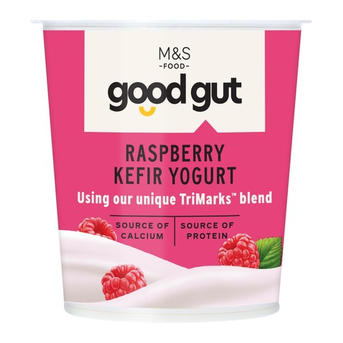 M&S Good Gut Raspberry Kefir Yogurt