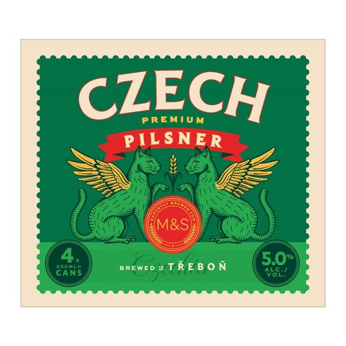 M&S x Bohemia Czech Pilsner Lager