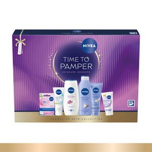 NIVEA Time To Soften + Lip Balm Gift Set