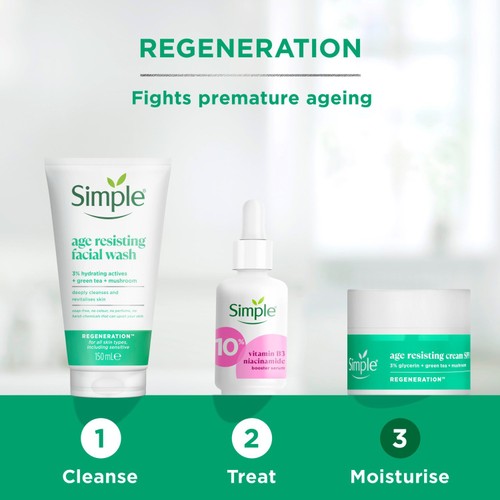 Simple Age Resisting Cream Moisturiser SPF 15 