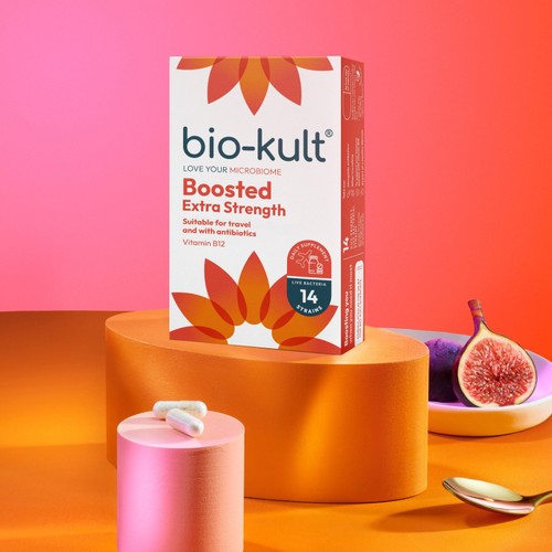 Bio-Kult Boosted Extra Strength Probiotics Gut Supplement Capsules