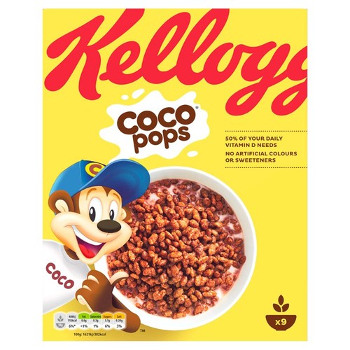 Kellogg's Coco Pops Chocolate Breakfast Cereal