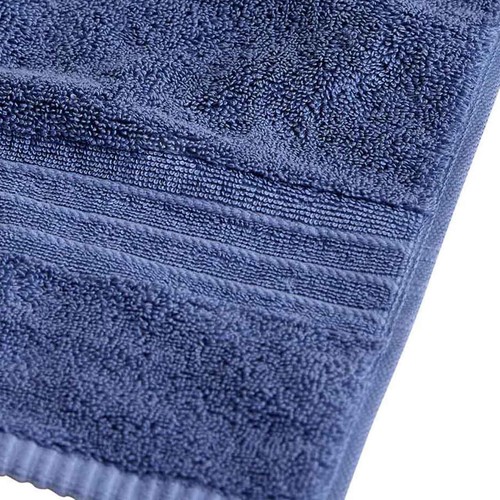 M&S Egyptian Cotton 650GSM Face Towels, Denim