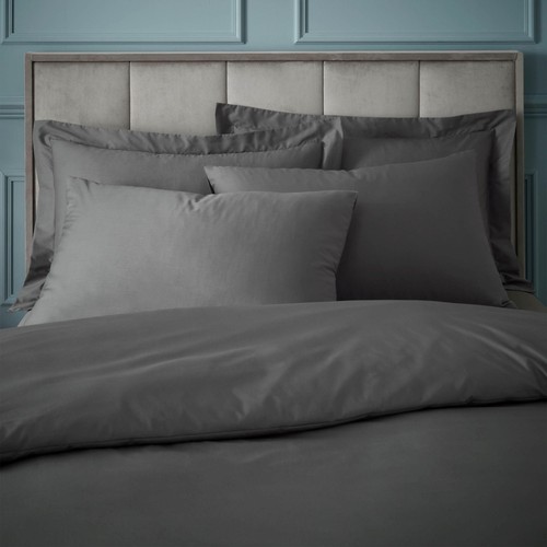 Bianca 180TC Egyptian Cotton King Duvet Set Charcoal