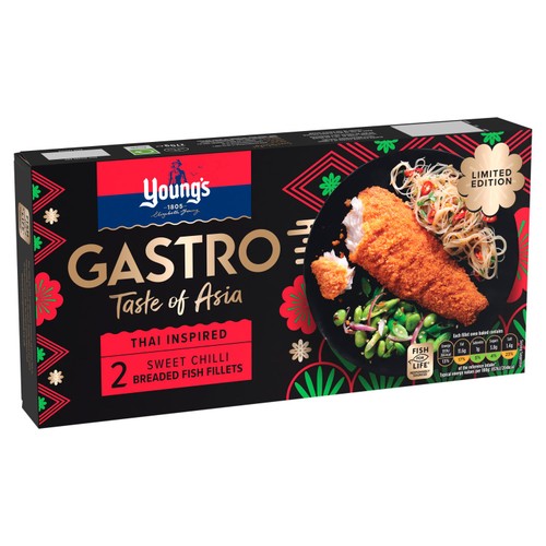 Young's Gastro Taste of Asia 2 Breaded Sweet Chilli Fillets