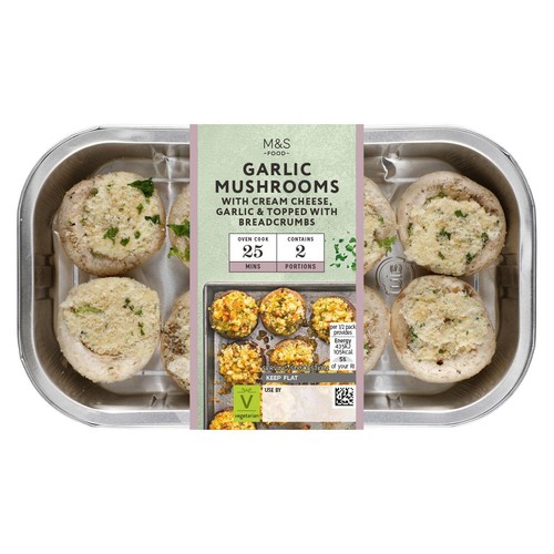 M&S Garlic Stuffed Mushrooms