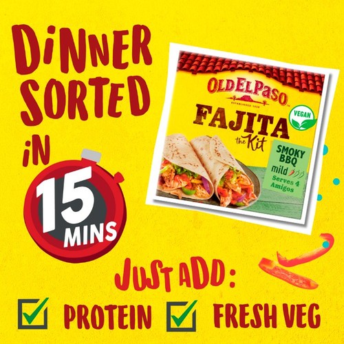 Old El Paso Mexican Smoky BBQ Fajita Kit