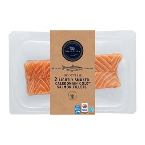 2 Lightly Smoked Scottish Salmon Fillets 240g