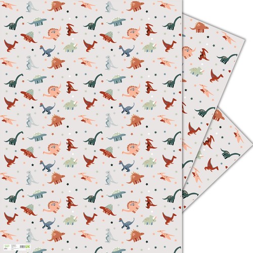 Dino Gift Wrap Sheets
