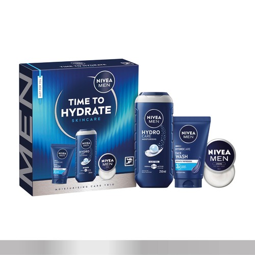 NIVEA MEN Time to Hydrate Trio Gift Set