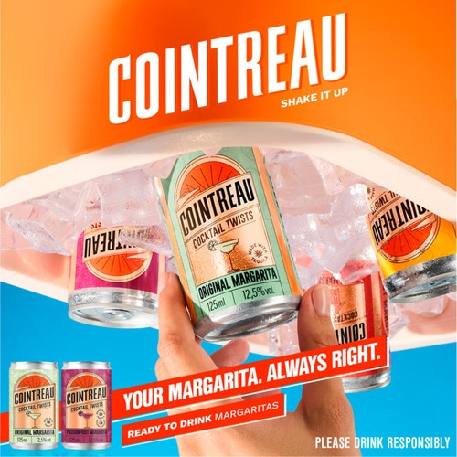 Cointreau Margarita Cocktail Twist Can