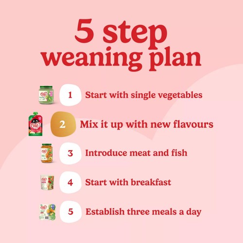 Cow & Gate Fruit Pouch Apple & Banana Baby Food Snack 6+ Months